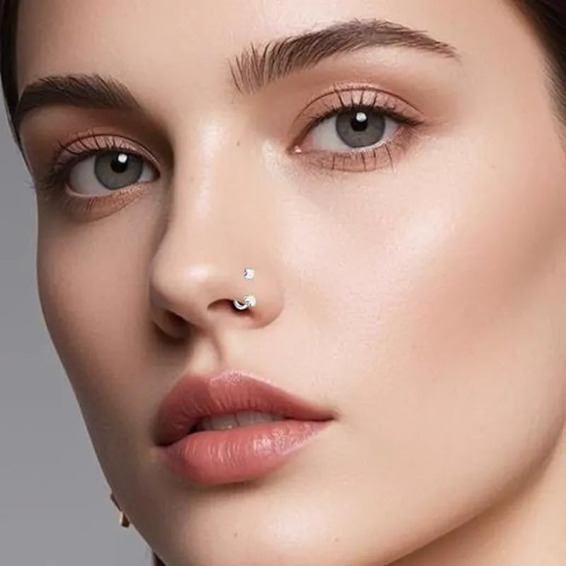 White septum ring