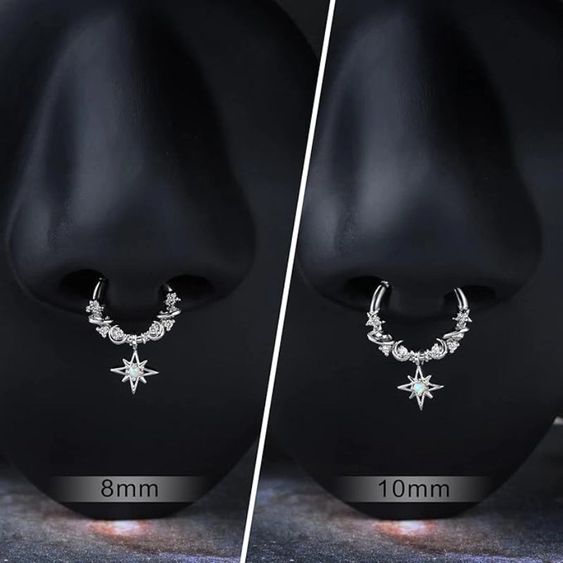 Dangle Star Septum Ring