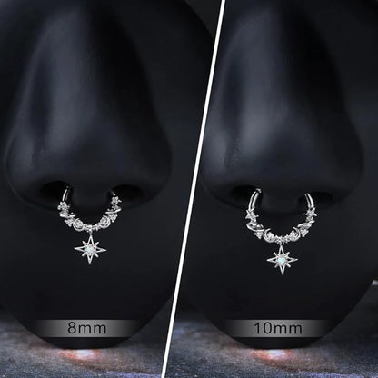 Dangle Star Septum Ring