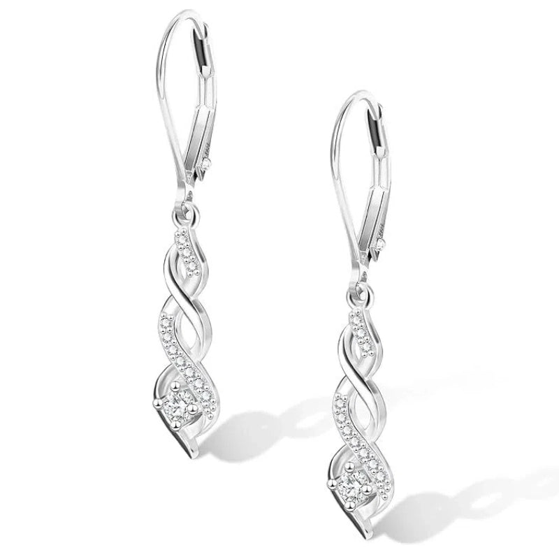 Zircon Drop Earrings