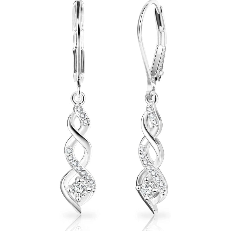 Zircon Drop Earrings