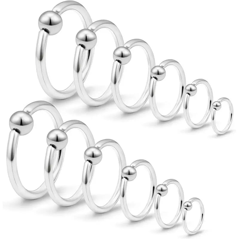 12pcs 16G stainless steel for multiple body piercings
