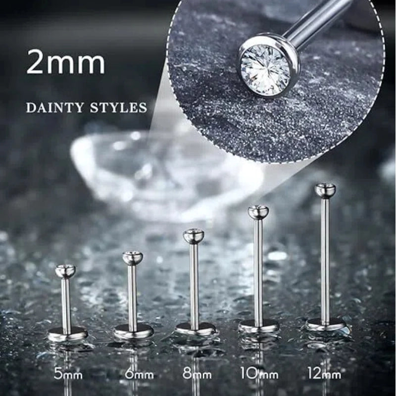 Titanium Labret Stud