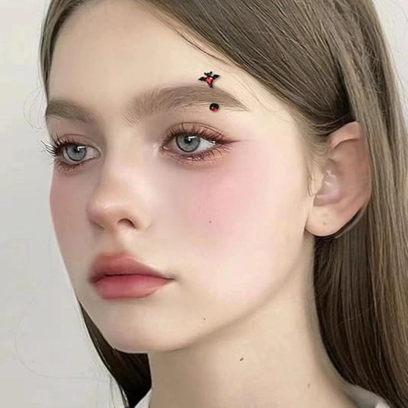 Black Bat Eyebrow Ring