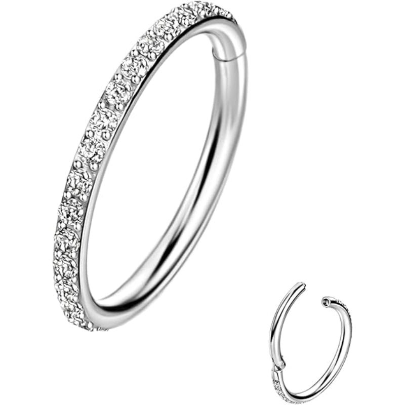 CZ Nose Hoop Ring
