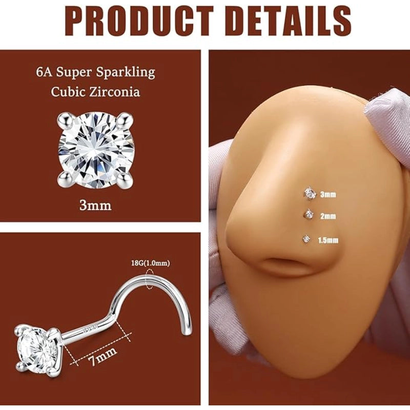 Zirconia Nose Stud