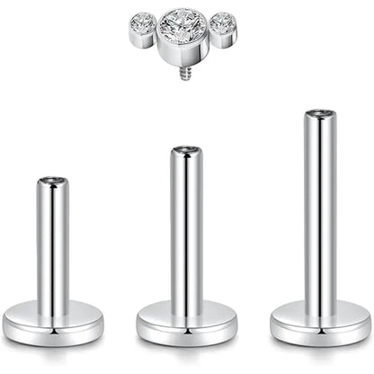 G23/Zircon Head+1.2*6/8/10/Base/Silver