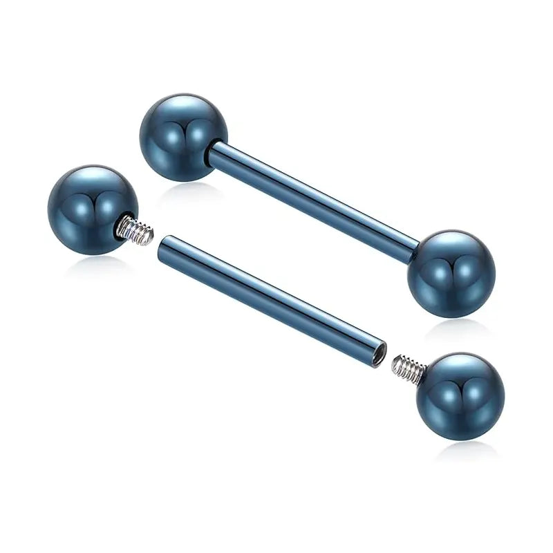G23 Titanium Nipple Barbells Jewelry
