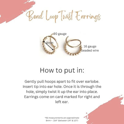 Loop Twist Earrings