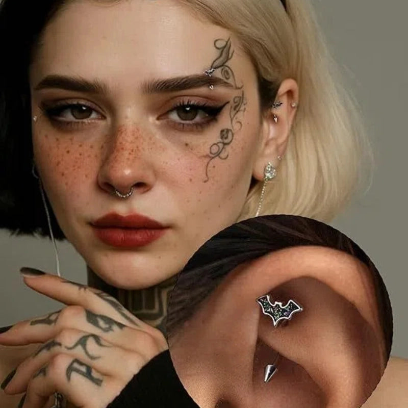 Bat Eyebrow Piercing