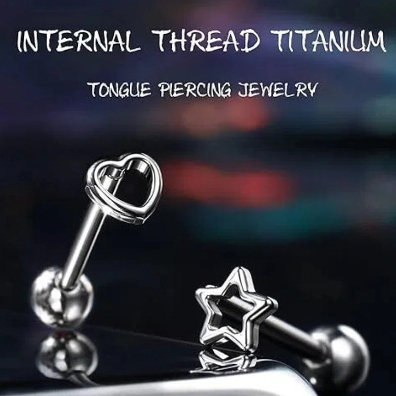 Star-Shaped Tongue Ring
