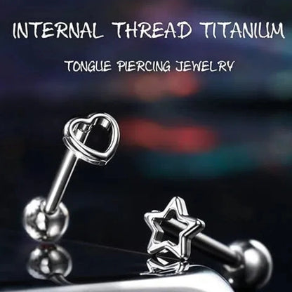 Star-Shaped Tongue Ring