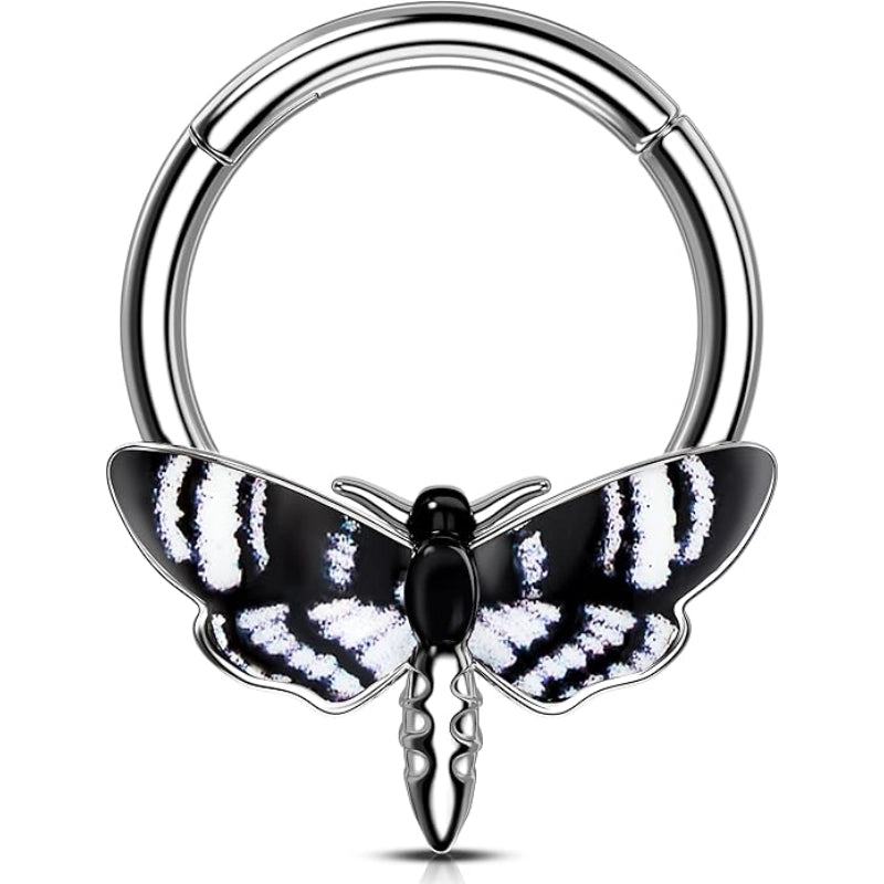 Halloween Moth Septum Ring