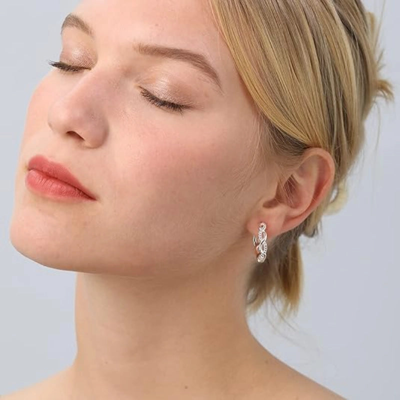 Twisted Hoop Earrings