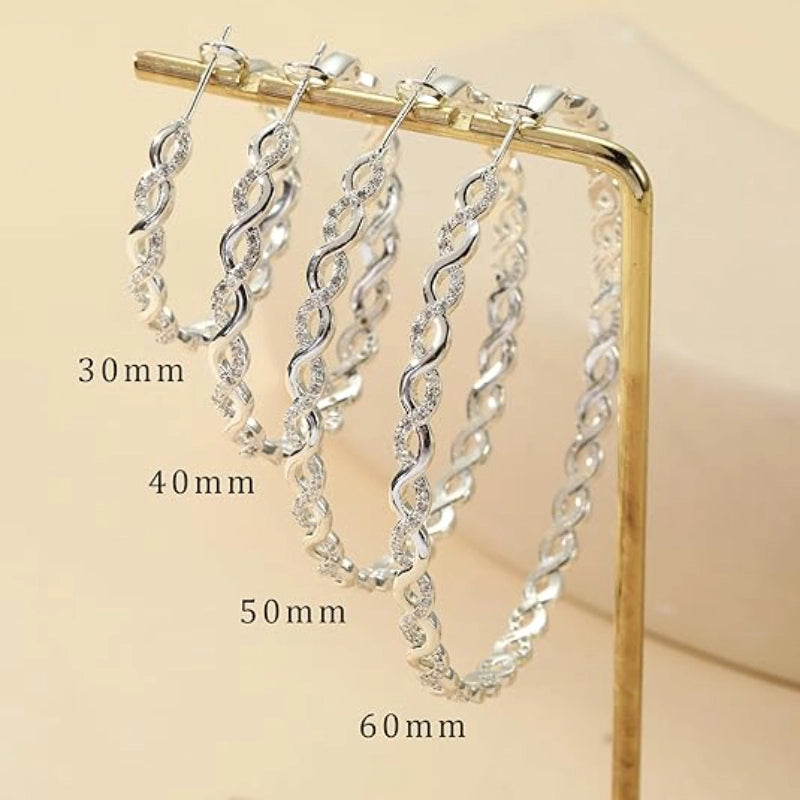Twisted Hoop Earrings