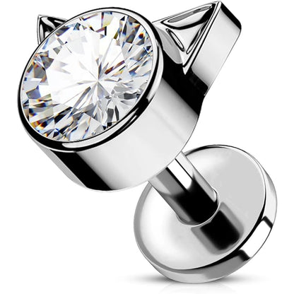 Cat Stud Earrings