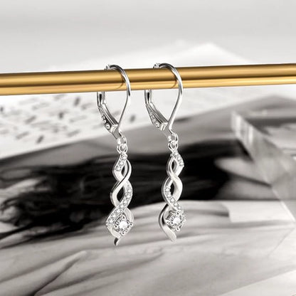Zircon Drop Earrings