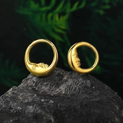 Moon Face Septum Clicker