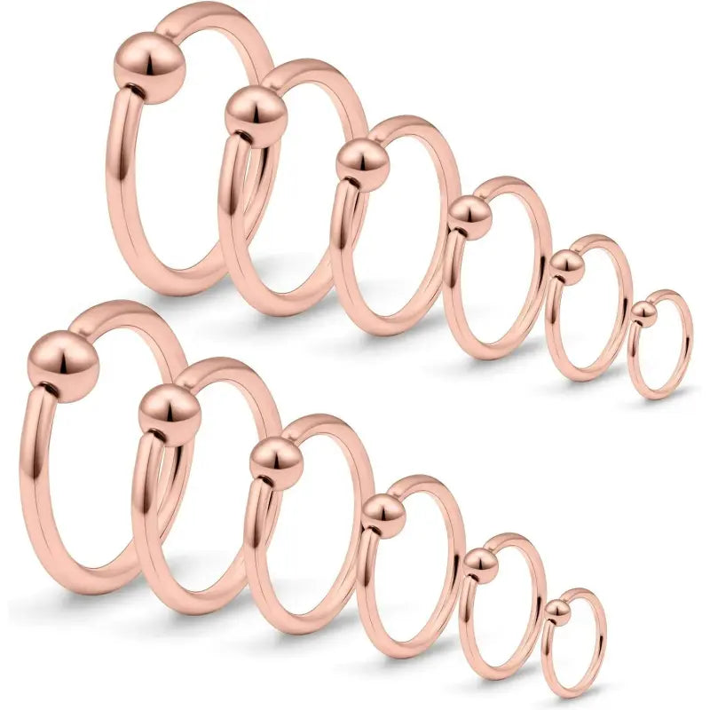 12pcs 16G stainless steel for multiple body piercings