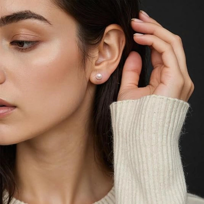 Pearl Stud Earrings