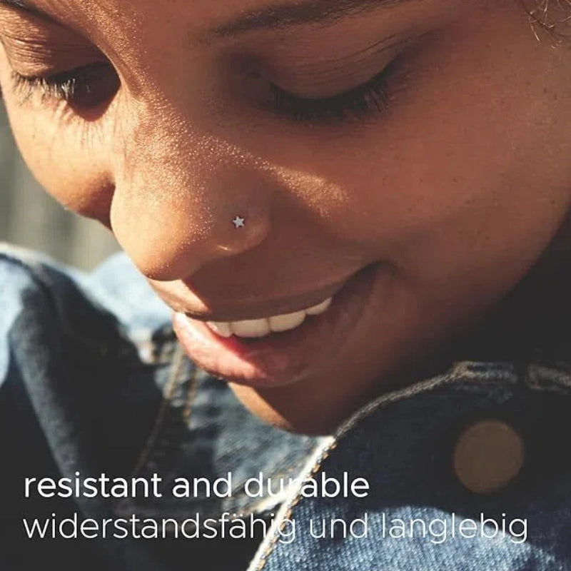 Spiral Star Nose Stud