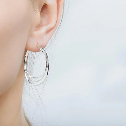 Triple Hoop Earrings