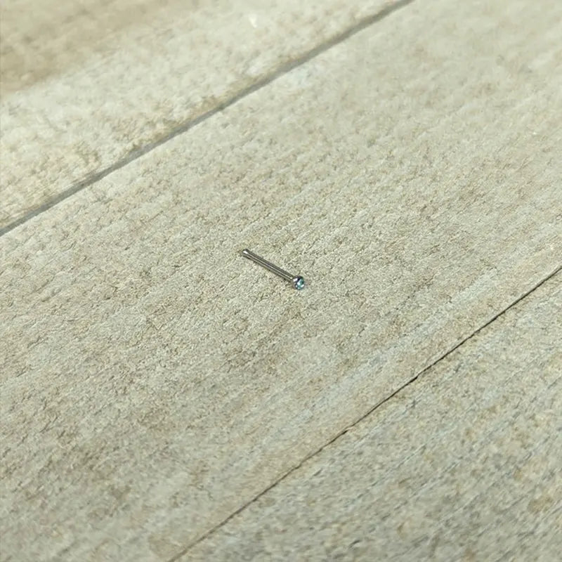 Aqua Glow Micro Nose Stud