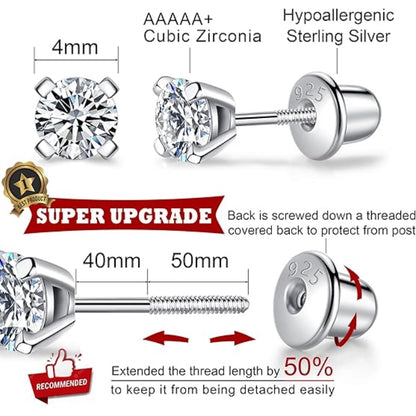 Back Stud Earrings