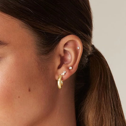 14k gold-plated earrings