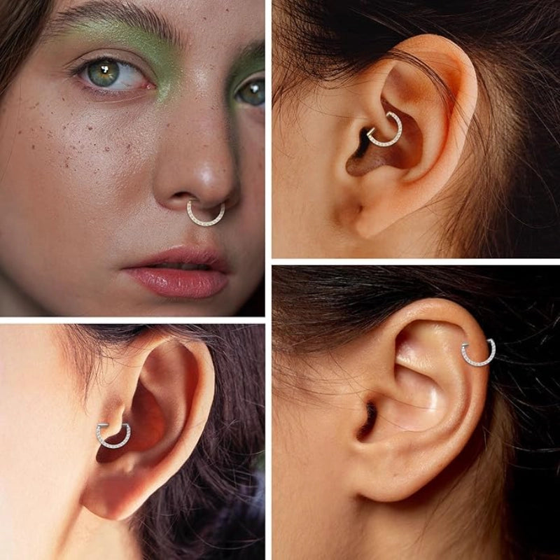 Semi-Circle Septum Clicker Ring