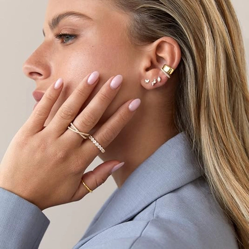 14k gold-plated earrings