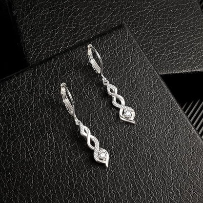 Zircon Drop Earrings