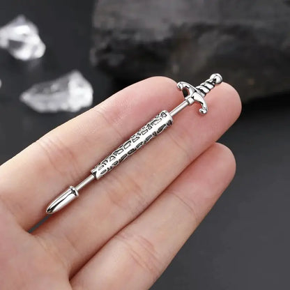 14G Sharp Sword Earrings – 316L Medical Steel Barbell