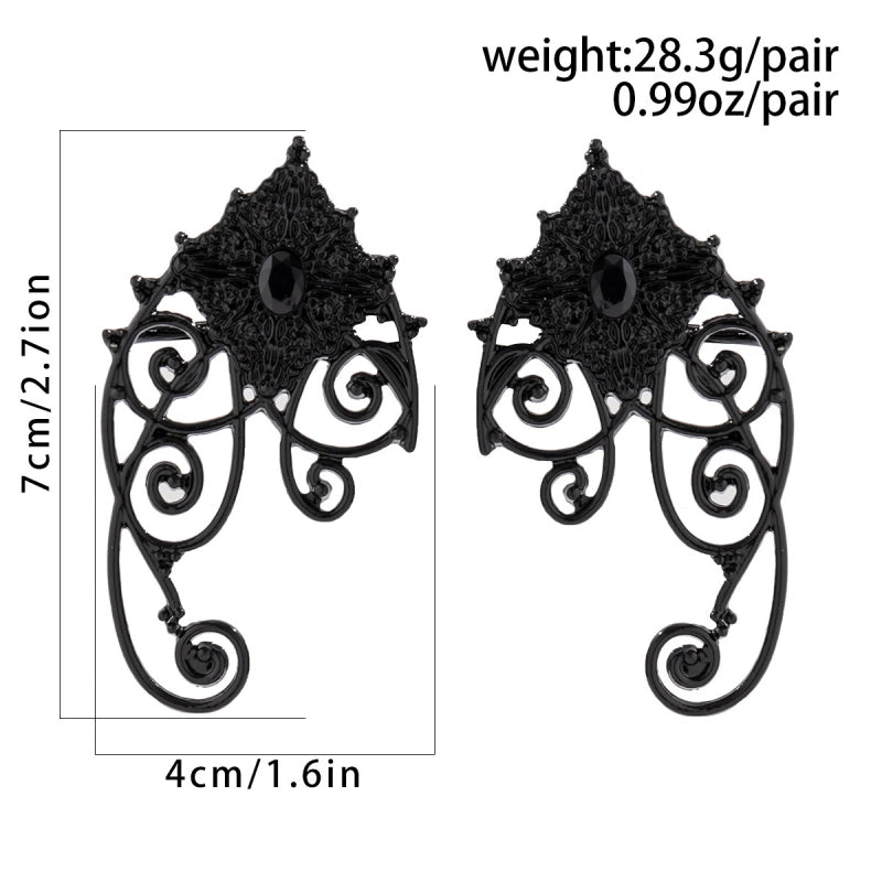 Vintage Gothic Elf Ear Cuff – Halloween Piercing Jewelry