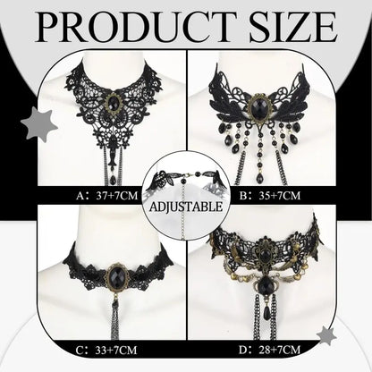 Lace-Inspired Nipple Rings & Chain Set – 4Pcs 14G