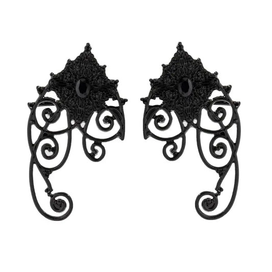Vintage Gothic Elf Ear Cuff – Halloween Piercing Jewelry