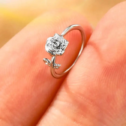 Floral Stainless Steel Nose Ring