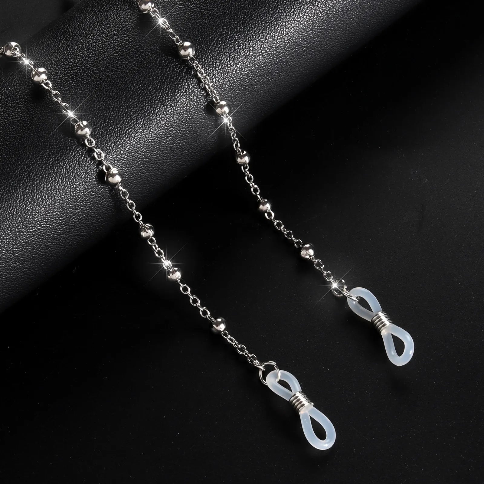 Luxury Rhinestone Nipple Chains with Metal Beads for Women