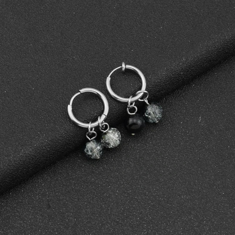 Fake Belly Button Ring Set– No Piercing Clip with Gemstone