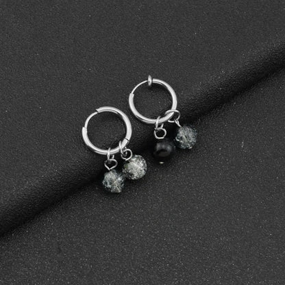 Fake Belly Button Ring Set– No Piercing Clip with Gemstone