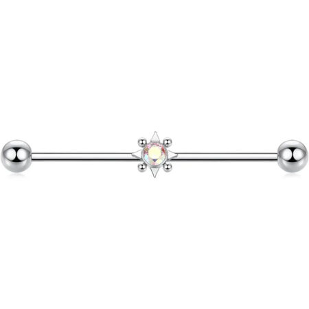 316L Solar System Industrial Bar 1.6*38*5*5 Silver White Zirconia