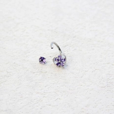 Floral Lip Ring