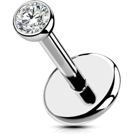 5mm Titanium Labret Stud