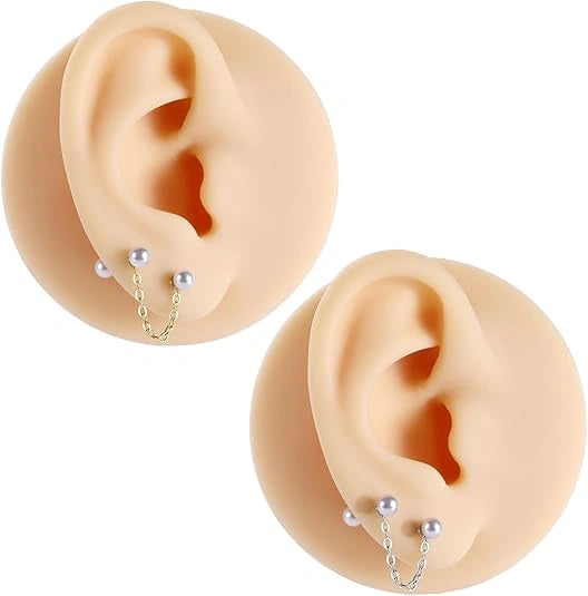 Pearl Chain Cartilage Earring