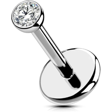 6mm Titanium Labret Stud