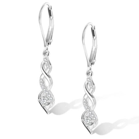 Zircon Drop Earrings