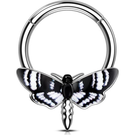 Halloween Moth Septum Ring