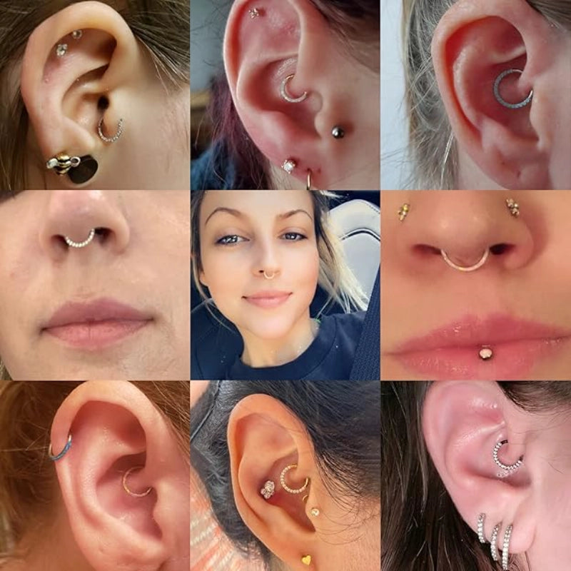 Opal Septum Clicker Ring