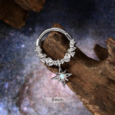 Dangle Star Septum Ring