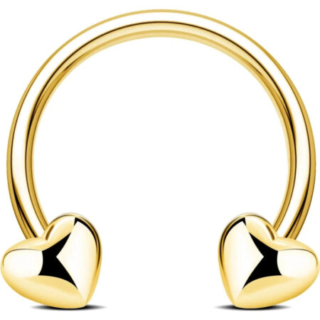 16G Heart Septum Ring & Cartilage Hoop – Piercing Jewelry